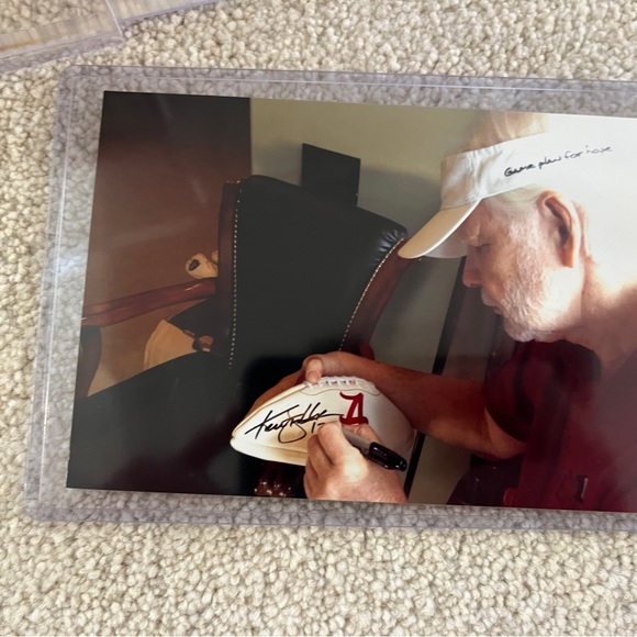 Ken Stabler Alabama Autographed football with display case. - Picture 2 of 3